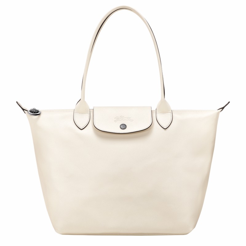 Longchamp Le Pliage Xtra M Tote Tassen Dames Wit Uitverkoop | L2605987037