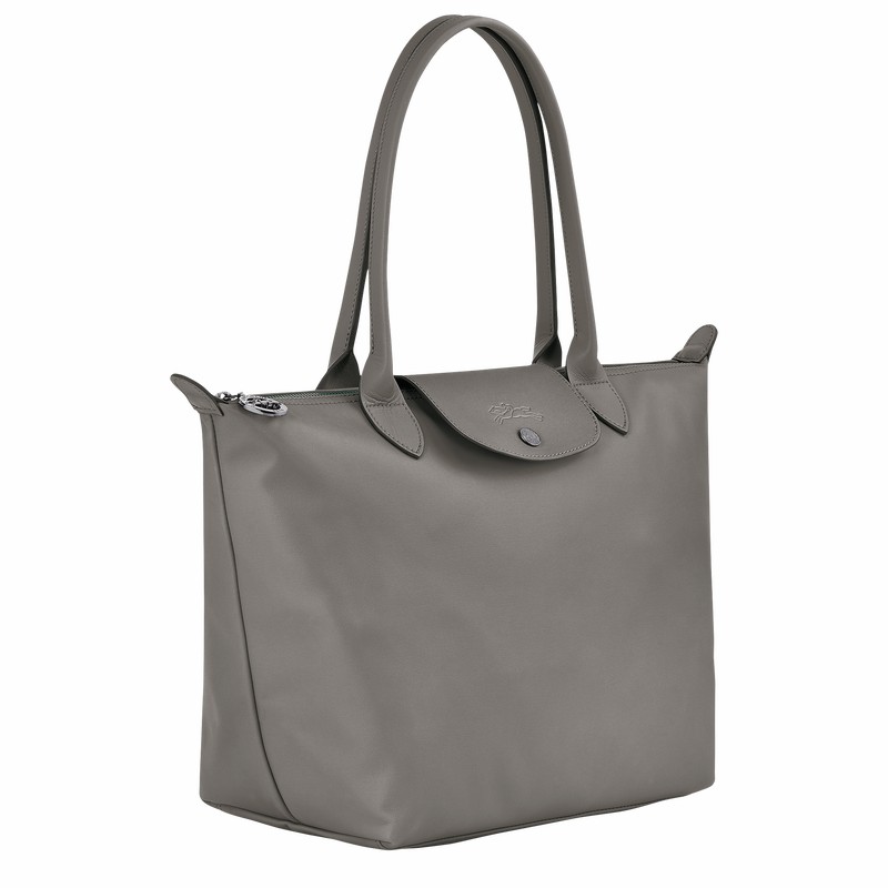 Longchamp Le Pliage Xtra M Tote Tassen Dames Grijs Uitverkoop | L2605987P55