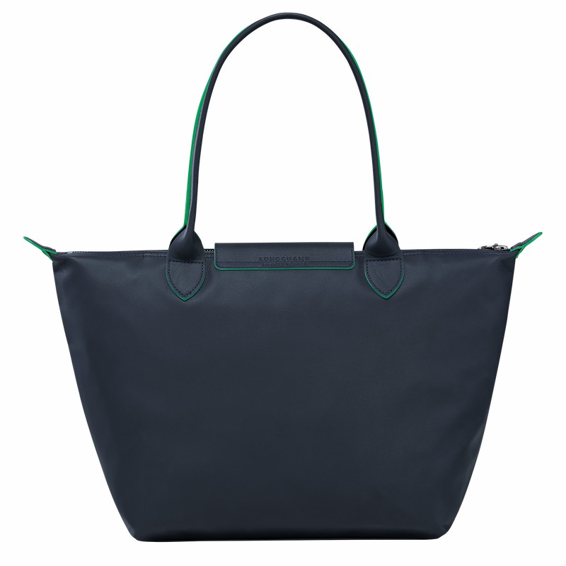 Longchamp Le Pliage Xtra M Tote Tassen Dames Donkerblauw Uitverkoop | L2605HEY556