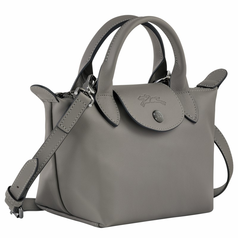 Longchamp Le Pliage Xtra XS Handtas Dames Grijs Uitverkoop | L1500987P55