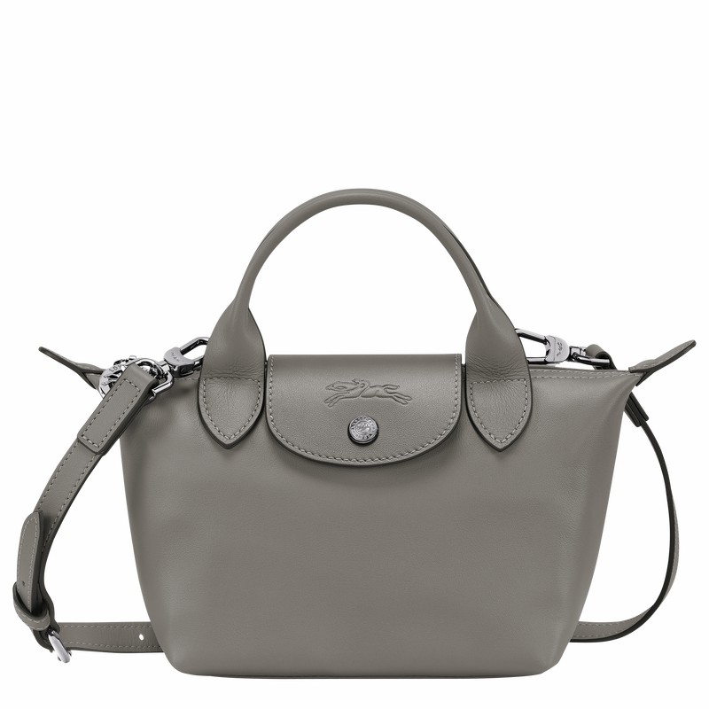 Longchamp Le Pliage Xtra XS Handtas Dames Grijs Uitverkoop | L1500987P55