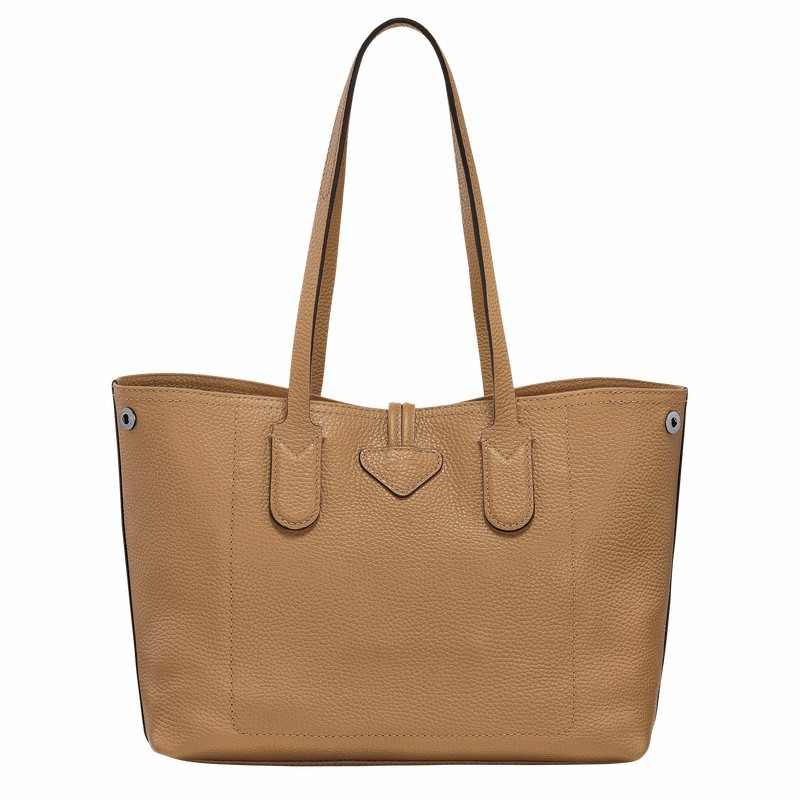 Longchamp Le Roseau Essential M Tote Tassen Dames Khaki Uitverkoop | 10183968026