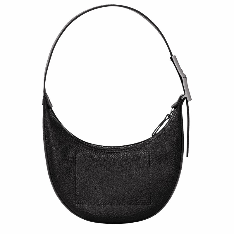 Longchamp Le Roseau Essential S Hobo Tas Dames Zwart Uitverkoop | 10217968001