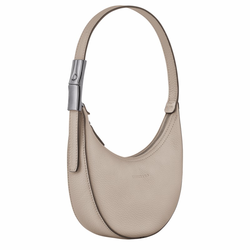 Longchamp Le Roseau Essential S Hobo Tas Dames Grijs Uitverkoop | 10217968266