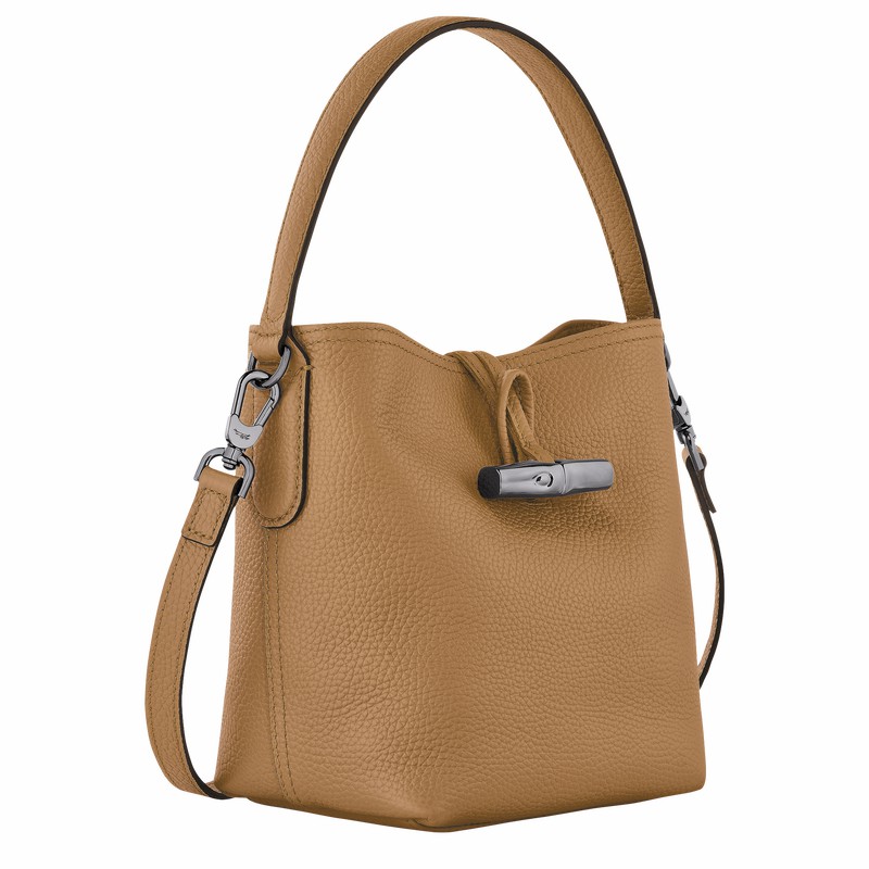 Longchamp Le Roseau Essential XS Buckettas Dames Khaki Uitverkoop | 10159968026