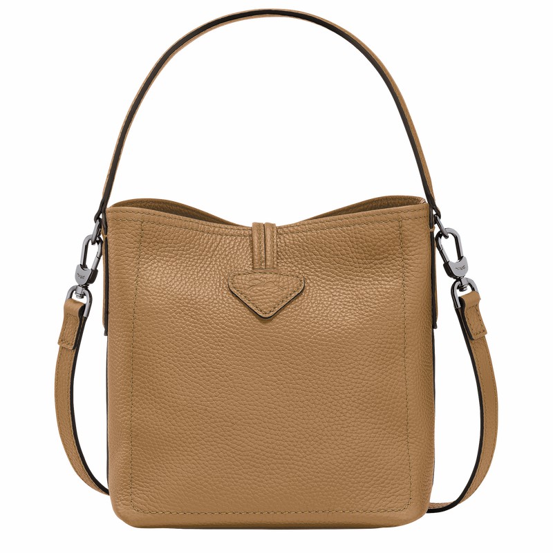 Longchamp Le Roseau Essential XS Buckettas Dames Khaki Uitverkoop | 10159968026