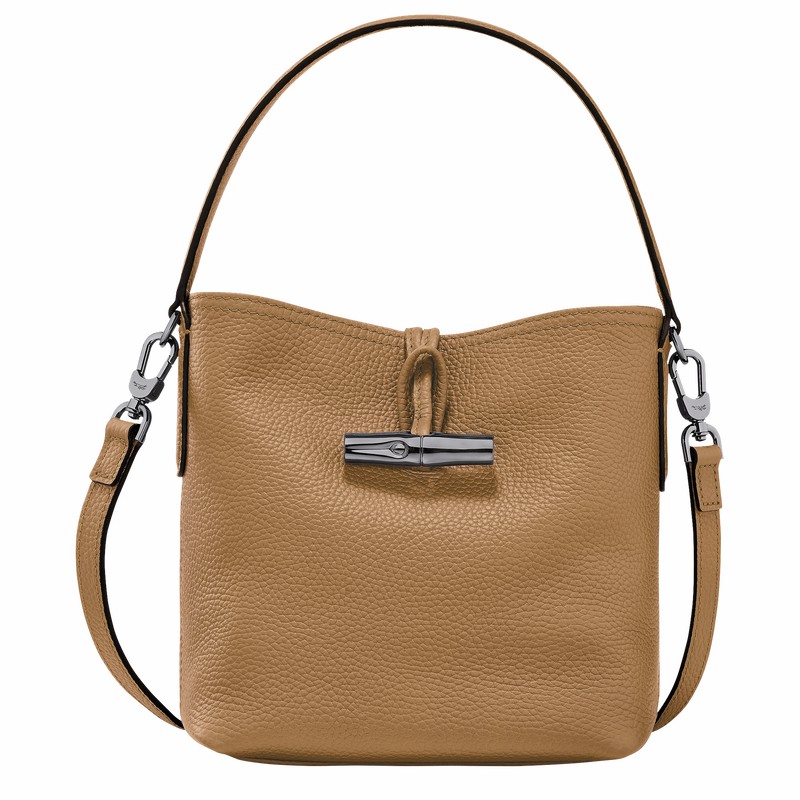 Longchamp Le Roseau Essential XS Buckettas Dames Khaki Uitverkoop | 10159968026