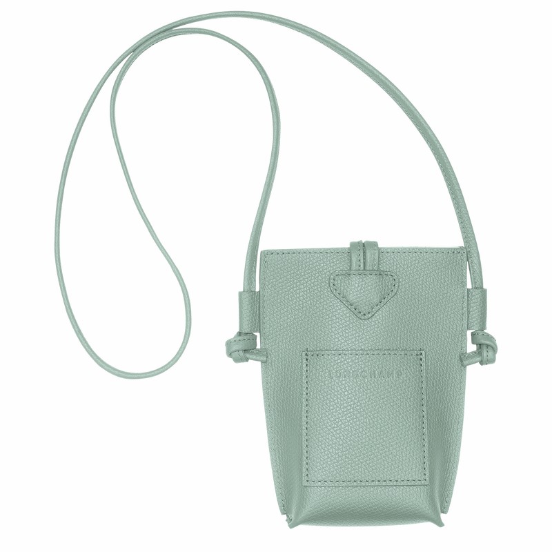 Longchamp Le Roseau Hoesje Dames Celadon Uitverkoop | 34180HFP282