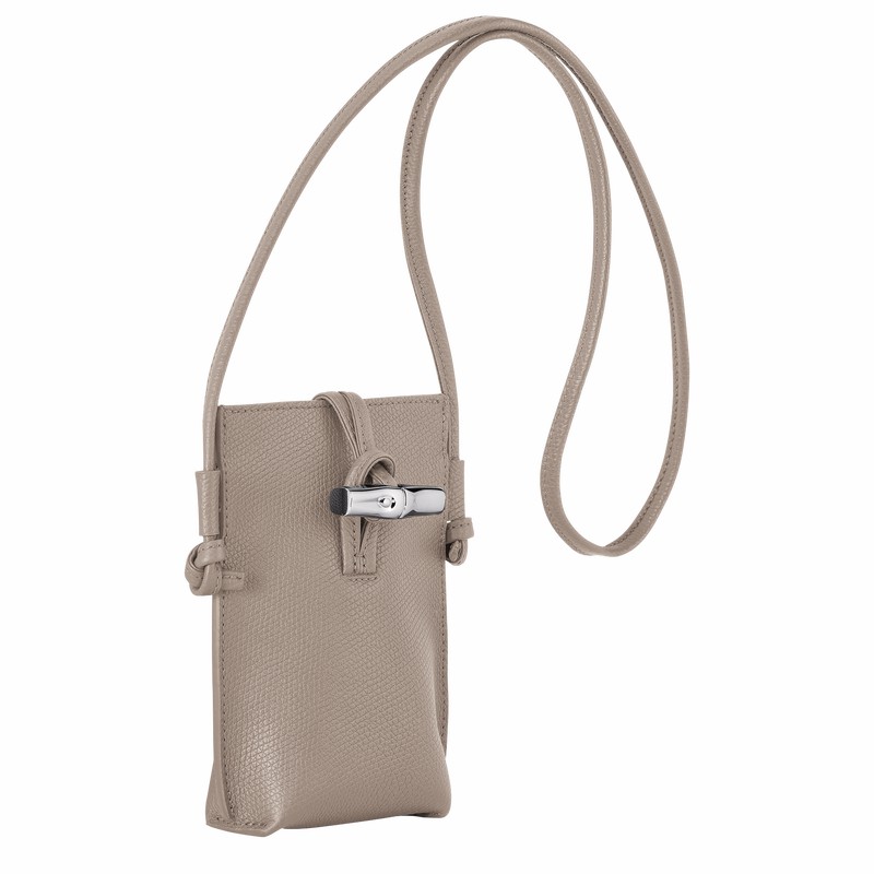 Longchamp Le Roseau Hoesje Dames Grijs Uitverkoop | 34180HFP266