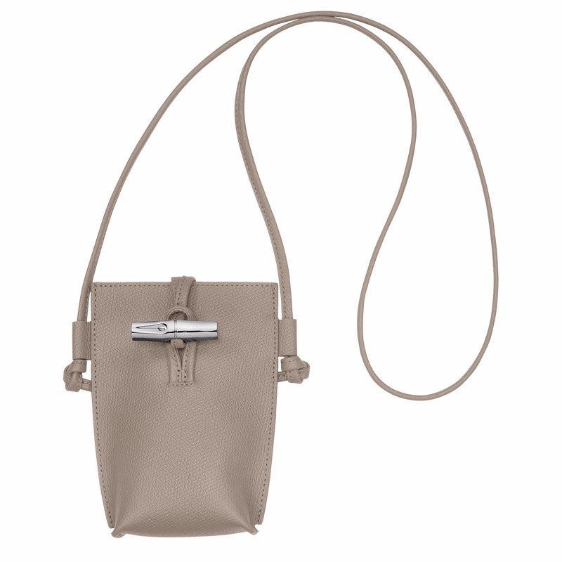 Longchamp Le Roseau Hoesje Dames Grijs Uitverkoop | 34180HFP266