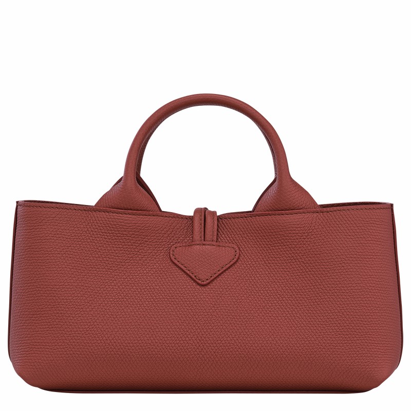 Longchamp Le Roseau S Handtas Dames Bruin Uitverkoop | 10280HFP404