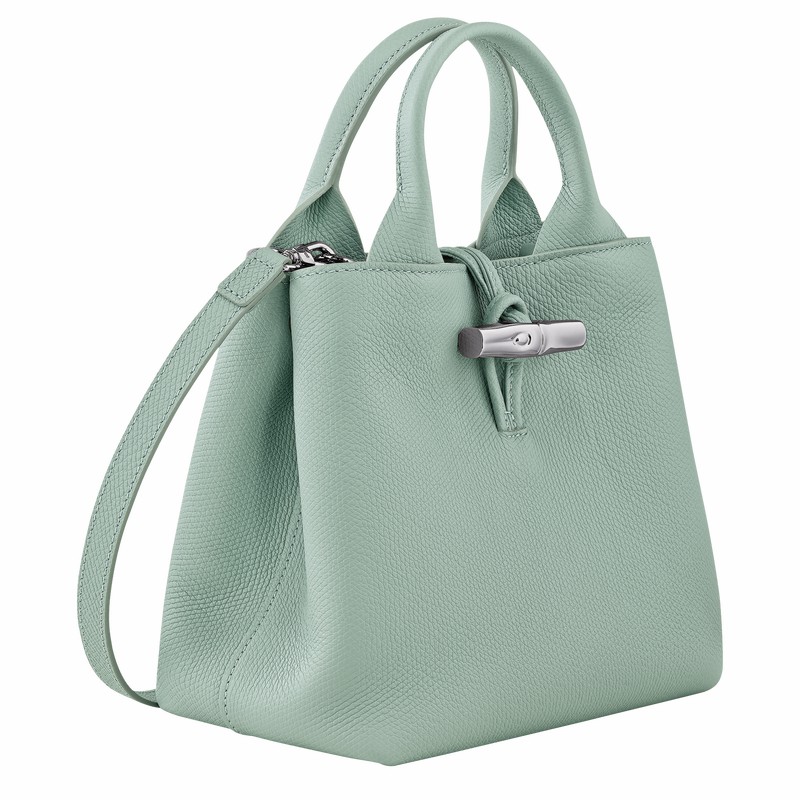 Longchamp Le Roseau S Handtas Dames Celadon Uitverkoop | 10273HFP282