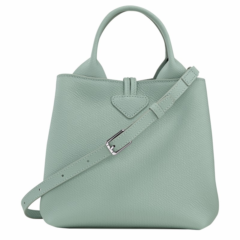 Longchamp Le Roseau S Handtas Dames Celadon Uitverkoop | 10273HFP282