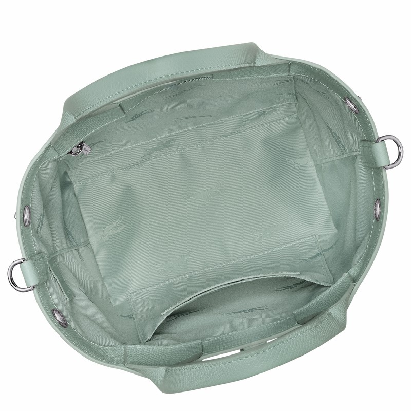 Longchamp Le Roseau S Handtas Dames Celadon Uitverkoop | 10273HFP282