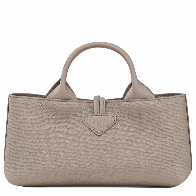 Longchamp Le Roseau S Handtas Dames Grijs Uitverkoop | 10280HFP266