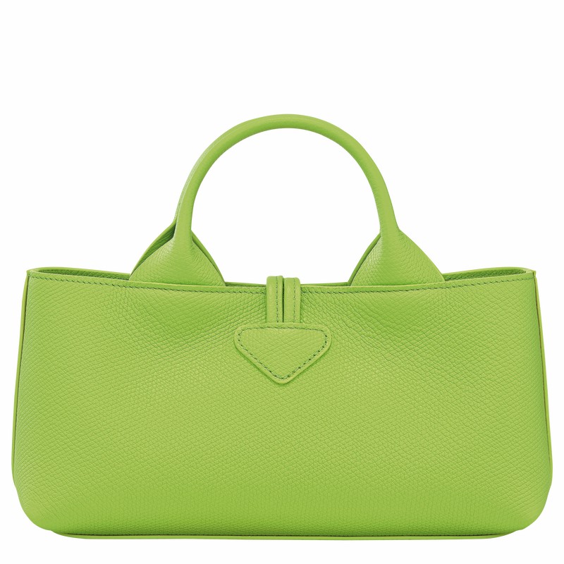 Longchamp Le Roseau S Handtas Dames Groen Uitverkoop | 10280HFP355