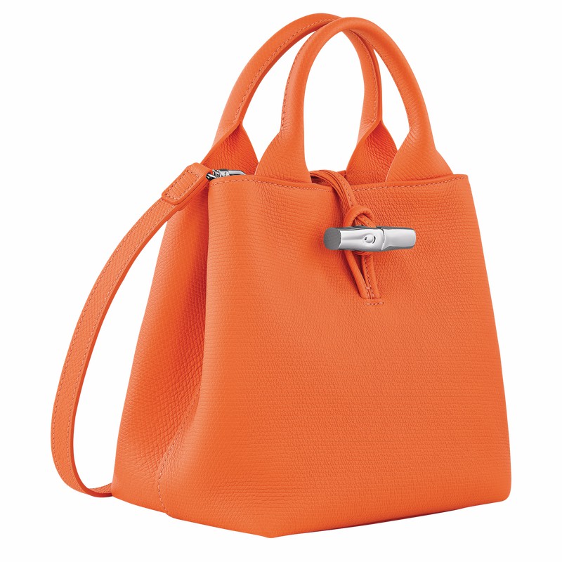 Longchamp Le Roseau S Handtas Dames Oranje Uitverkoop | 10273HFP017