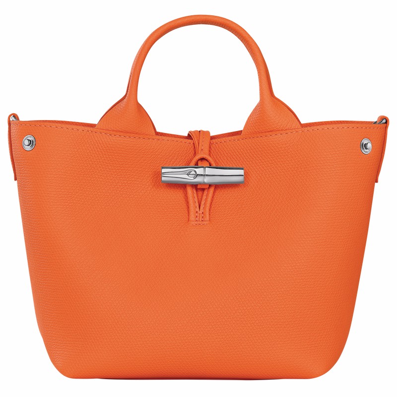 Longchamp Le Roseau S Handtas Dames Oranje Uitverkoop | 10273HFP017