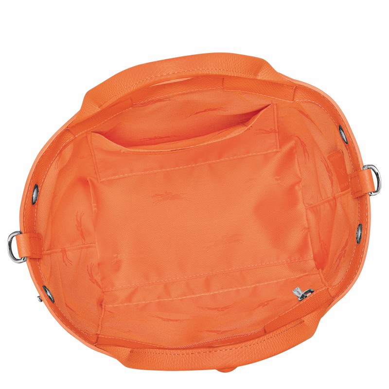 Longchamp Le Roseau S Handtas Dames Oranje Uitverkoop | 10273HFP017