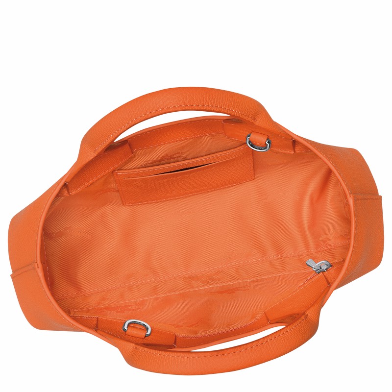 Longchamp Le Roseau S Handtas Dames Oranje Uitverkoop | 10280HFP017