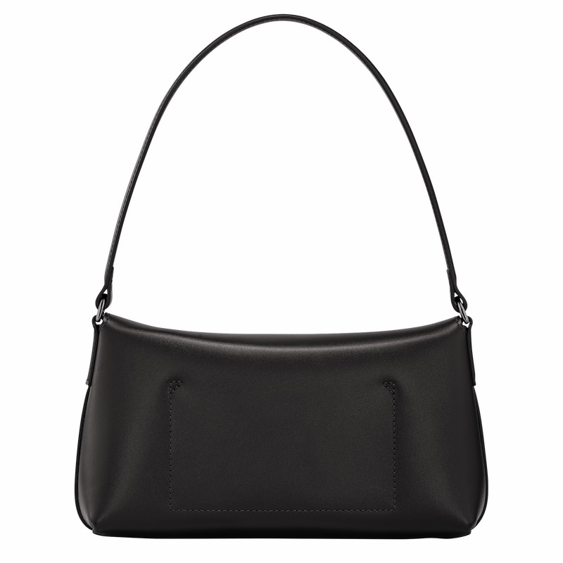 Longchamp Le Roseau S Hobo Tas Dames Zwart Uitverkoop | 10230HCL001