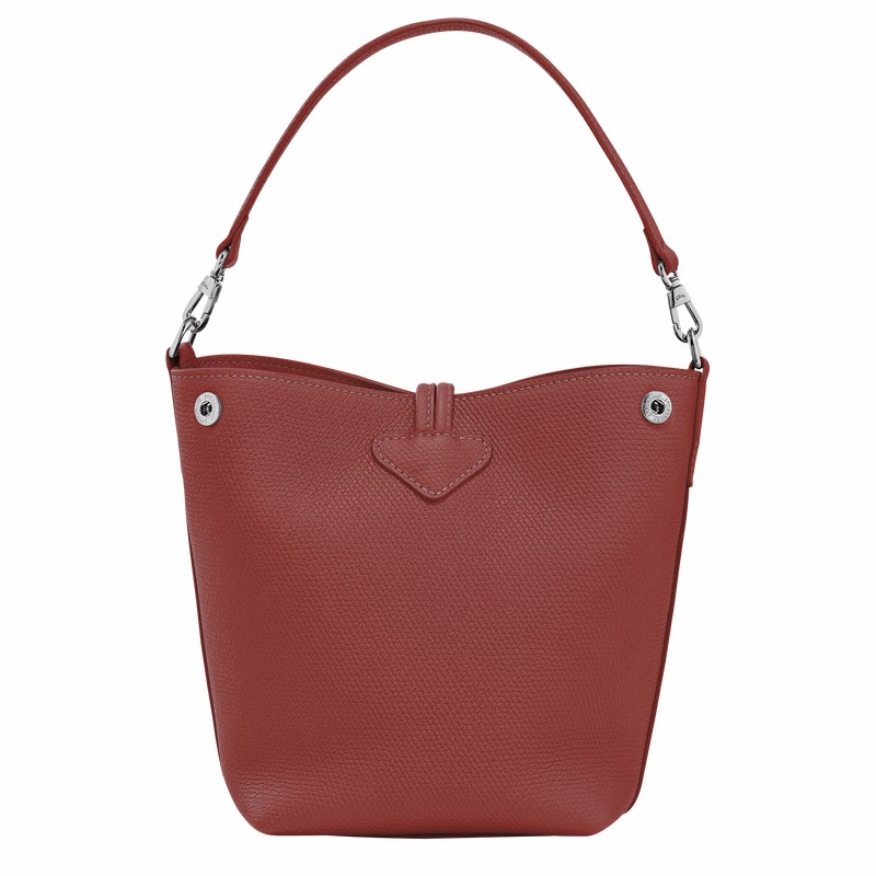 Longchamp Le Roseau XS Buckettas Dames Bruin Uitverkoop | 10279HFP404