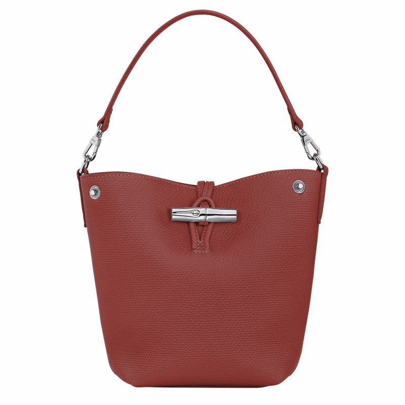 Longchamp Le Roseau XS Buckettas Dames Bruin Uitverkoop | 10279HFP404