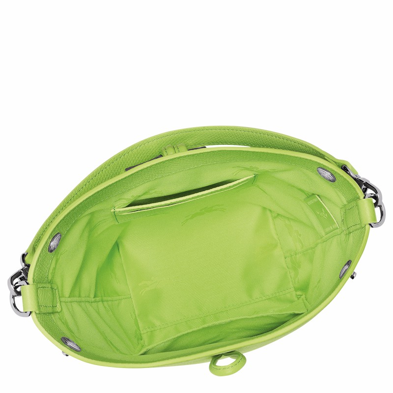 Longchamp Le Roseau XS Buckettas Dames Groen Uitverkoop | 10279HFP355