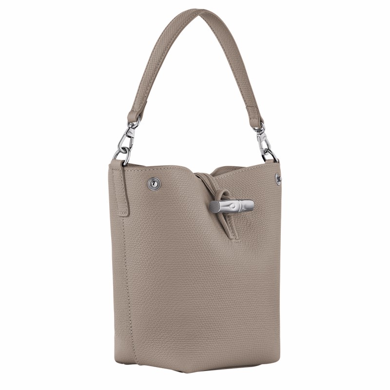 Longchamp Le Roseau XS Buckettas Dames Grijs Uitverkoop | 10279HFP266