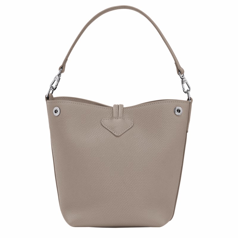 Longchamp Le Roseau XS Buckettas Dames Grijs Uitverkoop | 10279HFP266