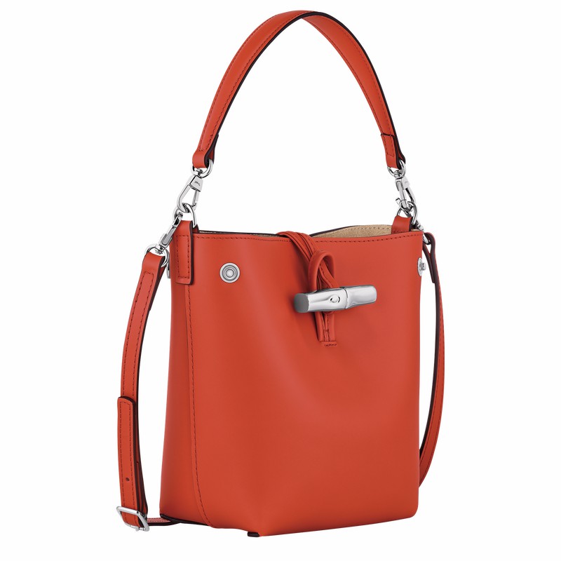 Longchamp Le Roseau XS Buckettas Dames Oranje Uitverkoop | 10229HCL685