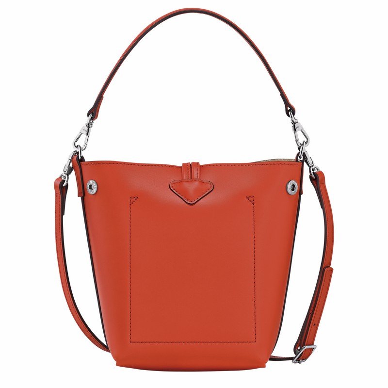 Longchamp Le Roseau XS Buckettas Dames Oranje Uitverkoop | 10229HCL685