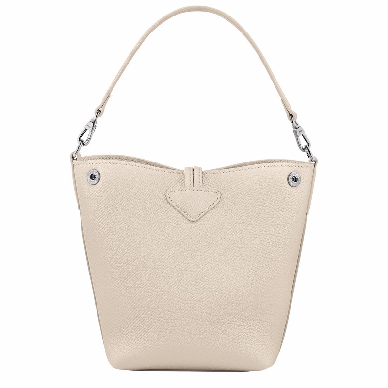 Longchamp Le Roseau XS Buckettas Dames Wit Uitverkoop | 10279HFP555