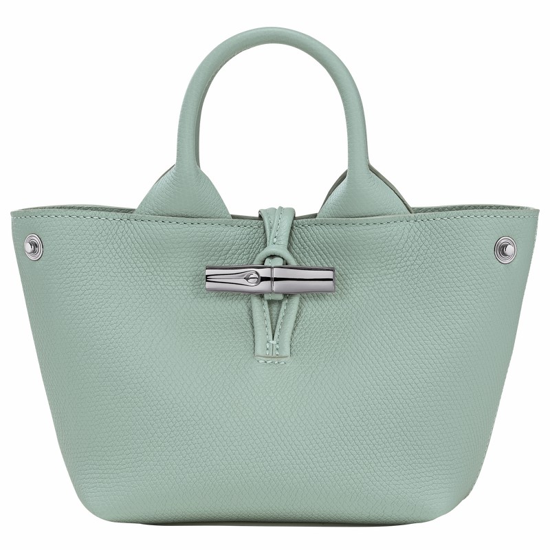 Longchamp Le Roseau XS Handtas Dames Celadon Uitverkoop | 10278HFP282