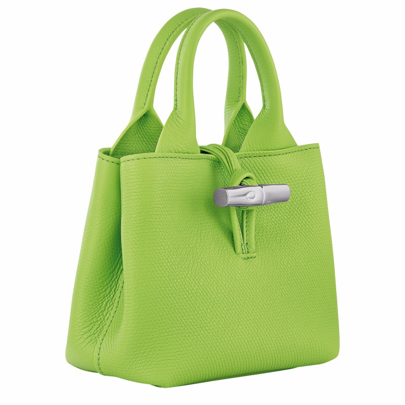 Longchamp Le Roseau XS Handtas Dames Groen Uitverkoop | 10278HFP355