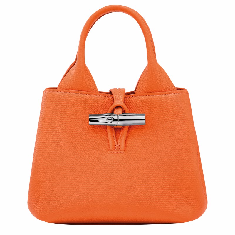 Longchamp Le Roseau XS Handtas Dames Oranje Uitverkoop | 10278HFP017