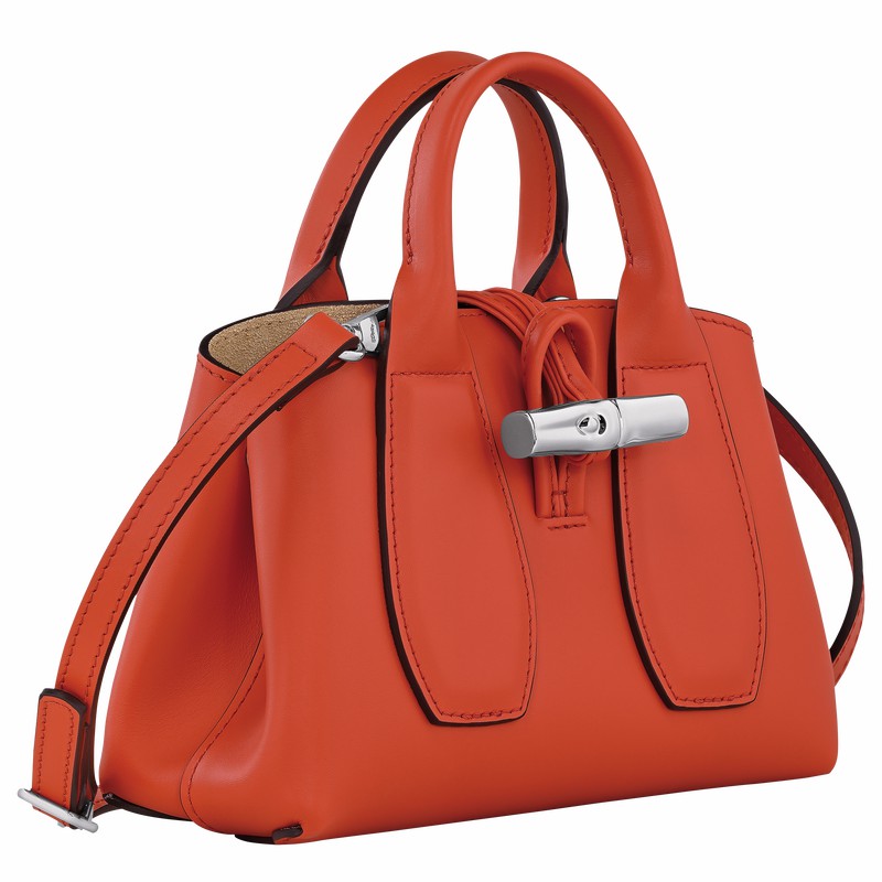 Longchamp Le Roseau XS Handtas Dames Oranje Uitverkoop | 10057HCL685