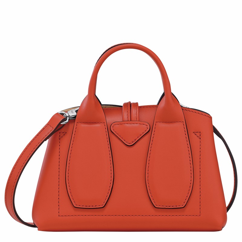 Longchamp Le Roseau XS Handtas Dames Oranje Uitverkoop | 10057HCL685