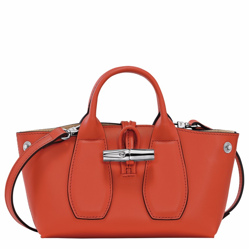 Longchamp Le Roseau XS Handtas Dames Oranje Uitverkoop | 10057HCL685