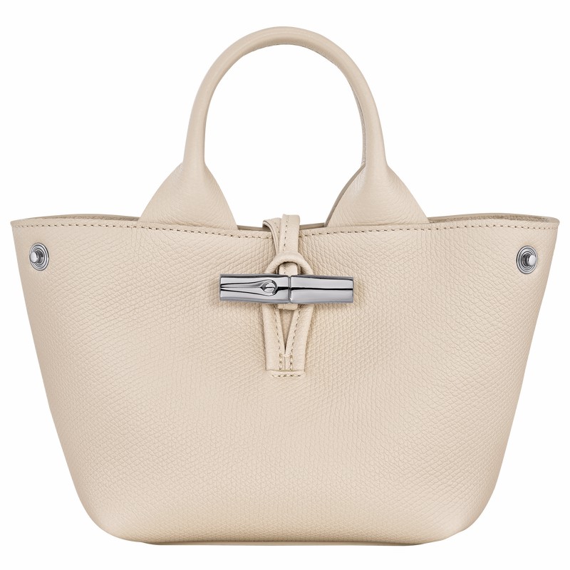 Longchamp Le Roseau XS Handtas Dames Wit Uitverkoop | 10278HFP555