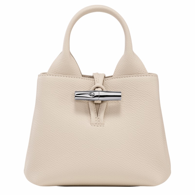 Longchamp Le Roseau XS Handtas Dames Wit Uitverkoop | 10278HFP555