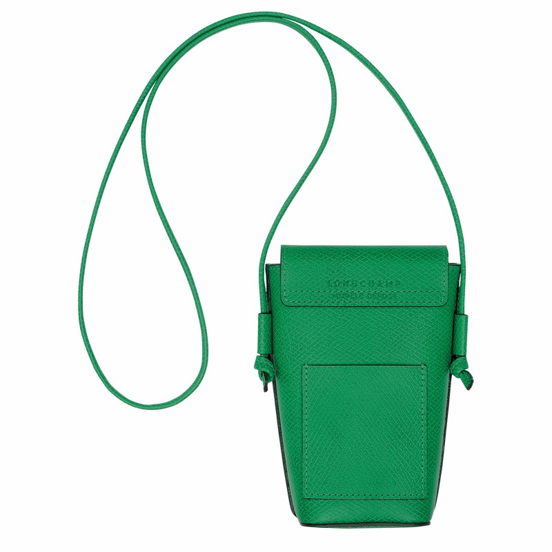 Longchamp ÉPURE Hoesje Dames Groen Uitverkoop | 34193HYZ129