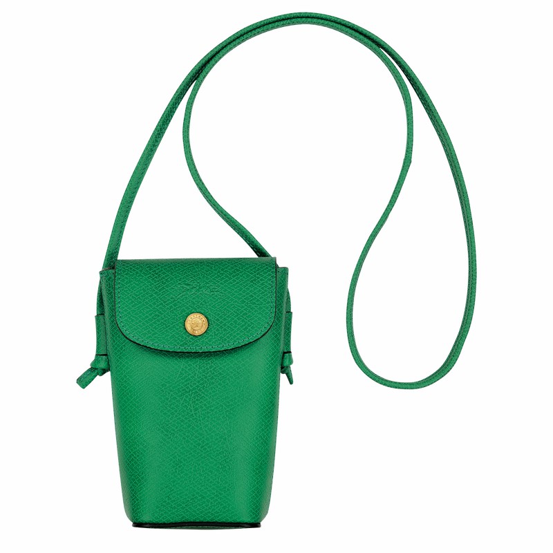 Longchamp ÉPURE Hoesje Dames Groen Uitverkoop | 34193HYZ129