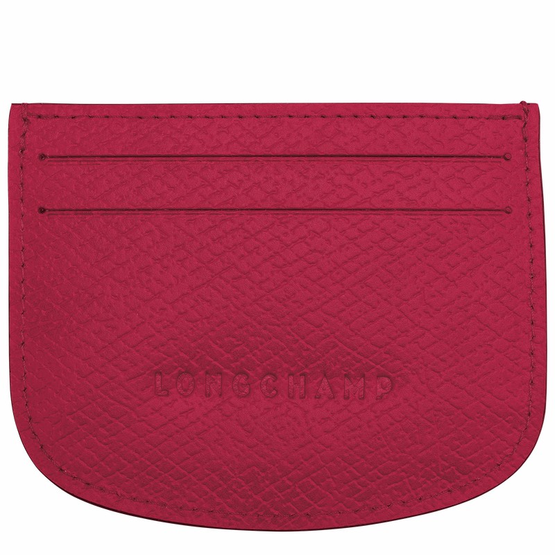 Longchamp ÉPURE Pasjeshouder Dames Fuchsie Uitverkoop | 30031HYZJ13