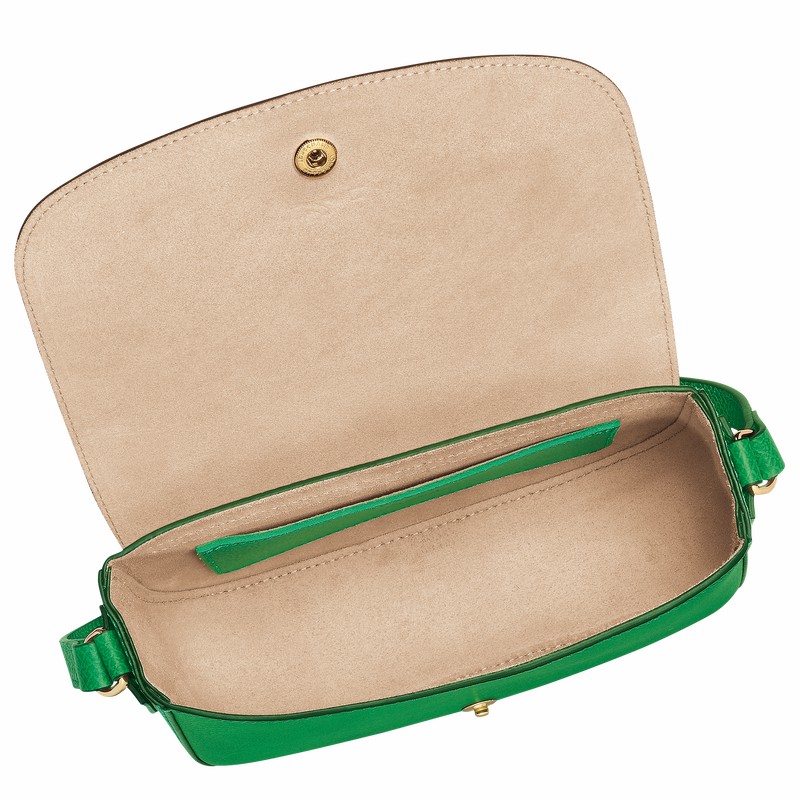 Longchamp ÉPURE S Crossbodytassen Dames Groen Uitverkoop | 10253HYZ129