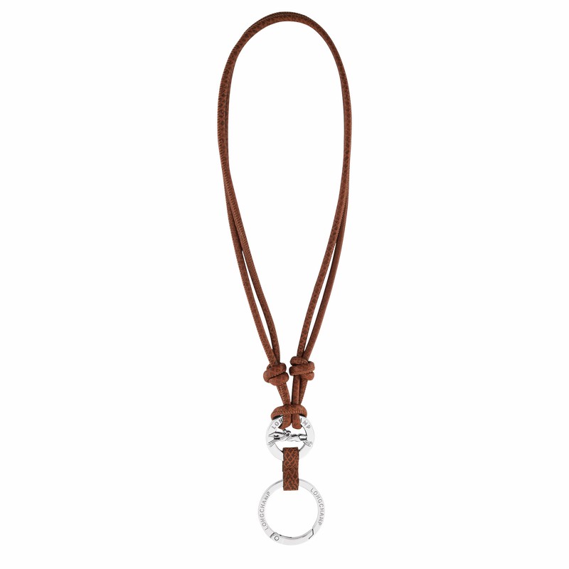 Longchamp ÉPURE Sleutelhangers Dames Bruin Uitverkoop | 36080J02035