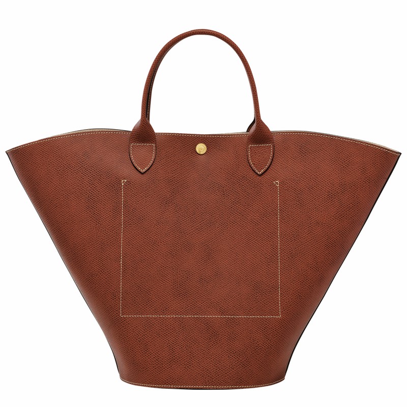 Longchamp ÉPURE XL Tote Tassen Dames Bruin Uitverkoop | 10260HYZ035