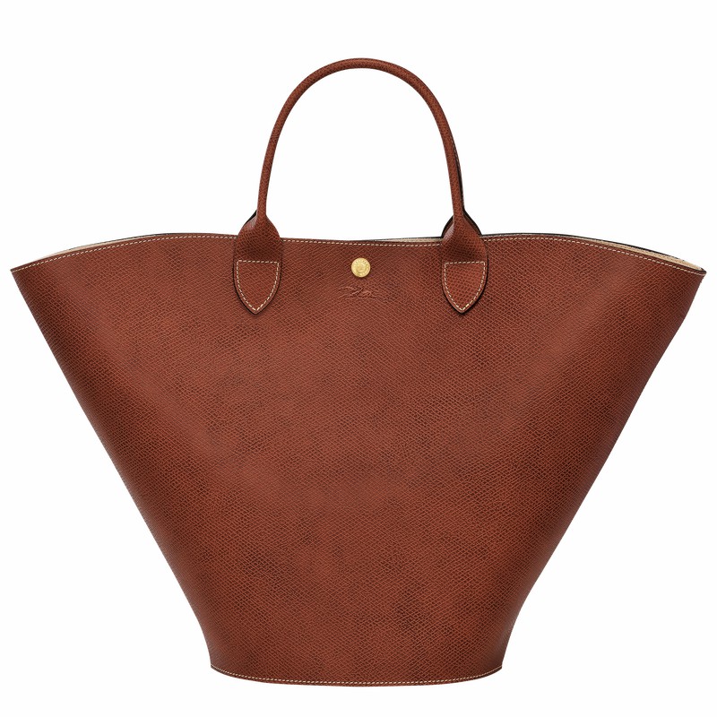 Longchamp ÉPURE XL Tote Tassen Dames Bruin Uitverkoop | 10260HYZ035