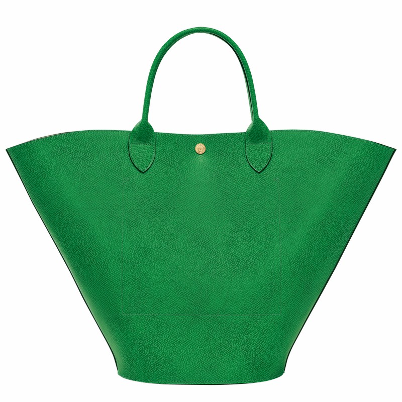 Longchamp ÉPURE XL Tote Tassen Dames Groen Uitverkoop | 10260HYZ129