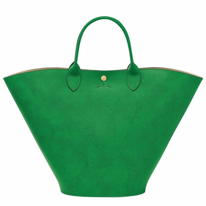 Longchamp ÉPURE XL Tote Tassen Dames Groen Uitverkoop | 10260HYZ129